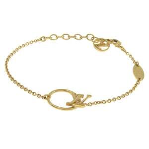 LOUIS VUITTON Gold Charm Bracelet